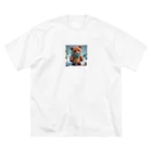 altemaの寒くて着込む子クマ Big T-Shirt