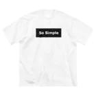 One poinTのSo simple ビッグシルエットTシャツ