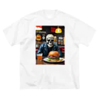 WANTED BIKERのSKULL BIKER-8 Big T-Shirt