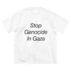 myongkiciのStopGenocideInGaza ビッグシルエットTシャツ