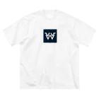 wワンダーワールドwのwwロゴ014 ビッグシルエットTシャツ