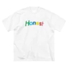 Honest のアーチロゴ ビッグシルエットTシャツ