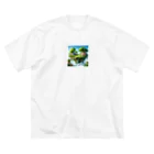 ファーストファンタジーの空中庭園 Big T-Shirt