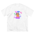 猫野尻尾のねこ火星人 ビッグシルエットTシャツ