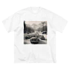 aircooled3の白黒ワーゲン大行列 Big T-Shirt