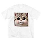 ngsonlineshopの最強可愛いデブ猫 ビッグシルエットTシャツ