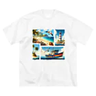 130SaitohのBEACH Big T-Shirt