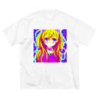 きゅぴきゅぴガールの金髪優しげ★きゅぴきゅぴガール ビッグシルエットTシャツ