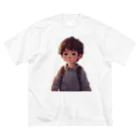 G-EICHISのヤンチャな少年 ビッグシルエットTシャツ