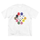 Tossy's colorの【忍び】忍び勢ぞろい ビッグシルエットTシャツ