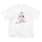 Keiko_Naoko-Art-Japanの海王 ポセイドン（ロゴ入り）その気持ち ありがたい Big T-Shirt