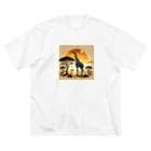 akinyan3128の夕日の中のキリンさん Big T-Shirt