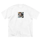 cat_smart_lifeの猫×睡眠×癒し ビッグシルエットTシャツ