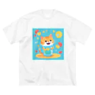 はなにゃんのおうちのおいしソーダ！ ビッグシルエットTシャツ