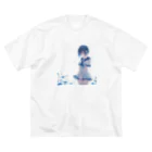 chika_22の千賀、傘を忘れる ビッグシルエットTシャツ