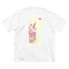 inae-doの佐渡ヶ島の鬼太鼓（白鬼） ビッグシルエットTシャツ