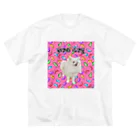 pom_pom_cawaii_dogのCandy spray  ビッグシルエットTシャツ