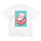 AQUAMETAVERSEの子猫ドーナツ浮輪楽む　　なでしこ1478 Big T-Shirt