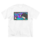 takku@doodlesのダチョウとフラミンゴ Big T-Shirt