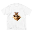 猫の小梅お嬢さんの小梅ちゃん　箱猫 Big T-Shirt