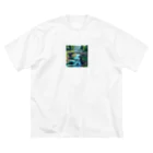 enodeaouの川の水と橋 Big T-Shirt