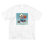 Oz techのスカルフープ：ゴーストプレイヤーのダンクショット Big T-Shirt