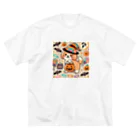 あとりえmignonのハロウィンドッグ Big T-Shirt