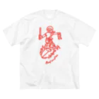 Bo tree teeのSurf(red) ビッグシルエットTシャツ