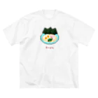 m :)のラーメン ビッグシルエットTシャツ