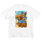 マロンとショコラの大冒険のマロンとショコラの休日リゾート Big T-Shirt