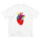 Dosumiのとろける心臓 ビッグシルエットTシャツ