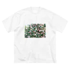 かわいいですよねの雰囲気のあるお花フォト ビッグシルエットTシャツ