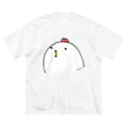 Cɐkeccooのよいものです-ぺこぺことり ビッグシルエットTシャツ