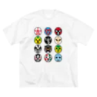 LUCHAのMASKMAN TWELVE DOS ビッグシルエットTシャツ