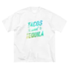 グラフィンのTACOS and TEQUILA ビッグシルエットTシャツ