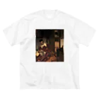 Art Baseの眠る女 / フェルメール(A maid asleep 1657) ビッグシルエットTシャツ