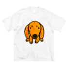 あかね屋のきゃべつのしんください。（文字無し） ビッグシルエットTシャツ