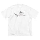 さかたようこ / サメ画家のほわっとサメ/ぽんっとワンポイント Big T-Shirt