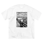 Art Baseのムンク / 叫び / The Scream / Edvard Munch / 1895 ビッグシルエットTシャツ