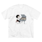 ほっかむねこ屋（アトリエほっかむ）のピアノねこ Big T-Shirt