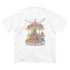 Anriのメリーゴーランド（透過） ビッグシルエットTシャツ