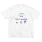 あとりえくらげのNow loading... ビッグシルエットTシャツ