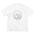 Aliviostaの大巨人 イラストTシャツ 偉人 Big T-Shirt