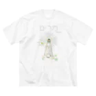 uwotomoの【聖母と百合】 ビッグシルエットTシャツ