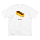 m :)のカステラ! ビッグシルエットTシャツ