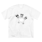 zigoku no animalの地獄のウサギ ビッグシルエットTシャツ