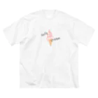 blueHawaiiのsoft cream ビッグシルエットTシャツ