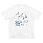 Desert＊shopのふわり、藍くん ビッグシルエットTシャツ