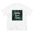 AlohaClub （あろはくらぶ）のAlohaBitchClubブランケットAlohaGirlClubバージョン ビッグシルエットTシャツ