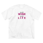 𝓂𝓂𝓂𝓂𝓂のno wine no life🍷 ビッグシルエットTシャツ